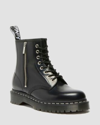 1460 Bex Smooth Leather Bağcıklı ve Fermuarlı Botlar