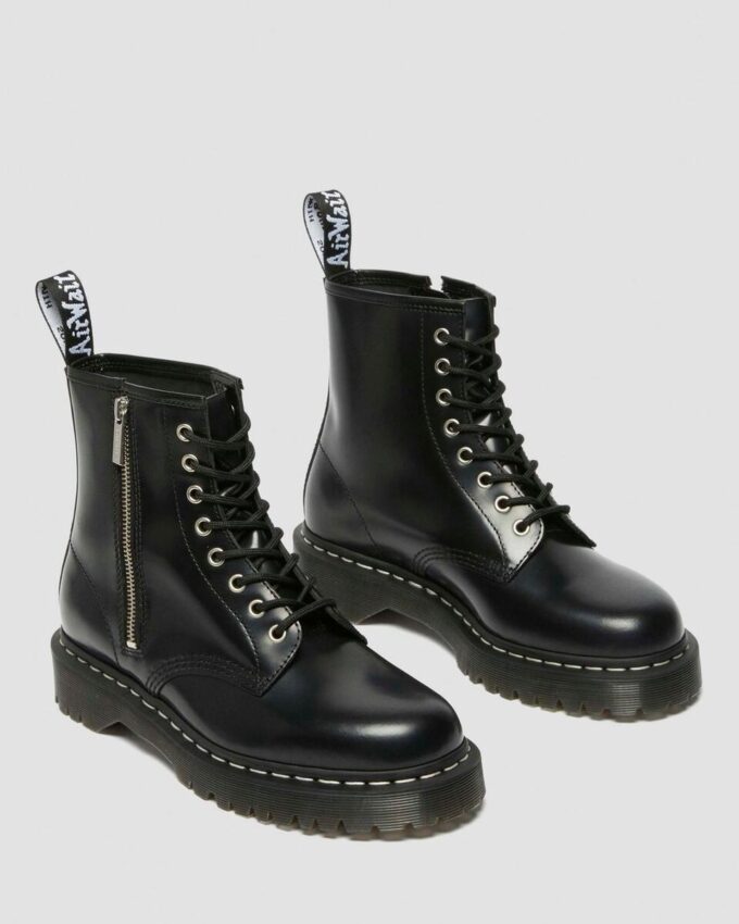 1460 Bex Smooth Leather Bağcıklı ve Fermuarlı Botlar 1460 Bex Smooth Leather Bağcıklı ve Fermuarlı Botlar