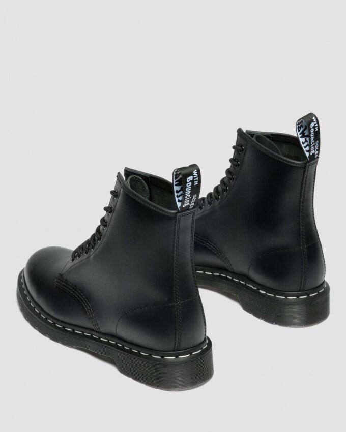 1460 Beyaz Dikişli Smooth Leather Bağcıklı Botlar 1460 Beyaz Dikişli Smooth Leather Bağcıklı Botlar