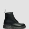 1460 Beyaz Dikişli Smooth Leather Bağcıklı Botlar 1460 Beyaz Dikişli Smooth Leather Bağcıklı Botlar