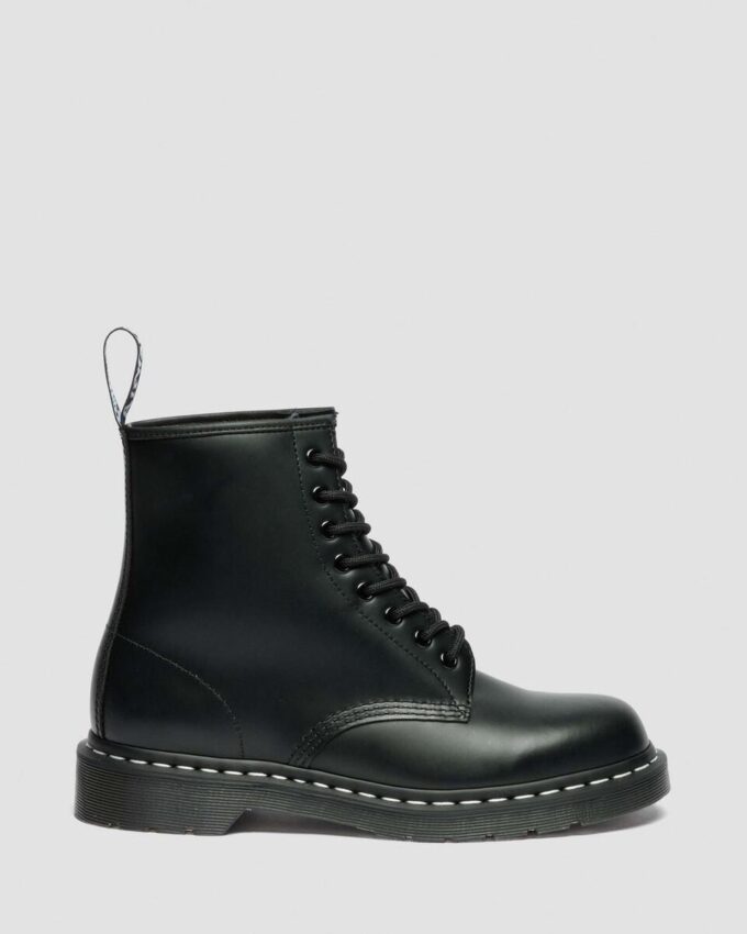 1460 Beyaz Dikişli Smooth Leather Bağcıklı Botlar 1460 Beyaz Dikişli Smooth Leather Bağcıklı Botlar