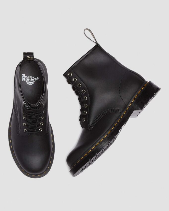 1460 GENIX Nappa Leather Geri Dönüştürülmüş Deri Bağcıklı Botlar 1460 GENIX Nappa Leather Geri Dönüştürülmüş Deri Bağcıklı Botlar