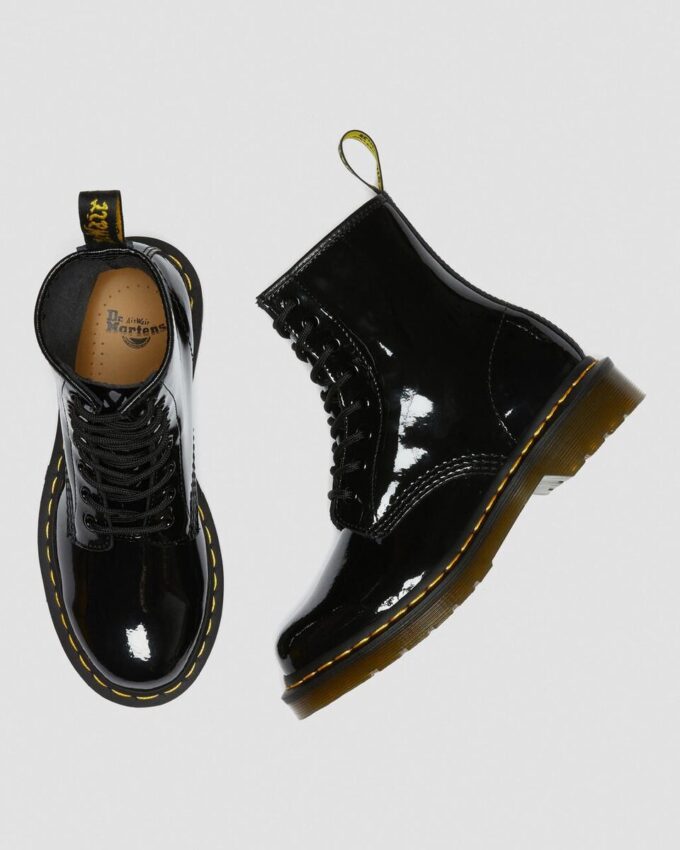 1460 Kadın Patent Leather Bağcıklı Botlar 1460 Kadın Patent Leather Bağcıklı Botlar