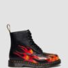 1460 Pascal FLAME Arcadia Rub Off Deri Botlar
