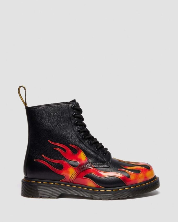 1460 Pascal FLAME Arcadia Rub Off Deri Botlar