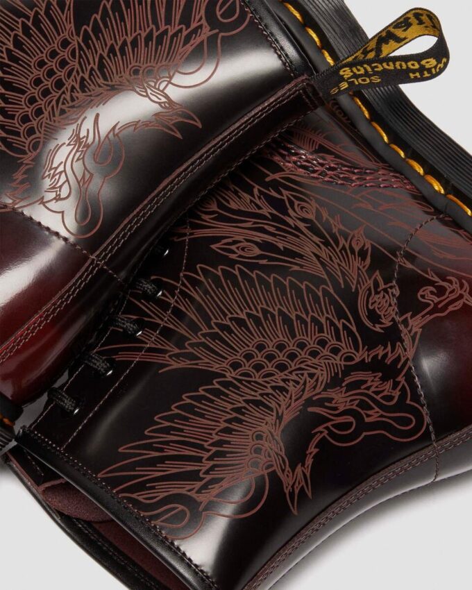 1460 PHOENIX Arcadia Rub Off Deri Botlar