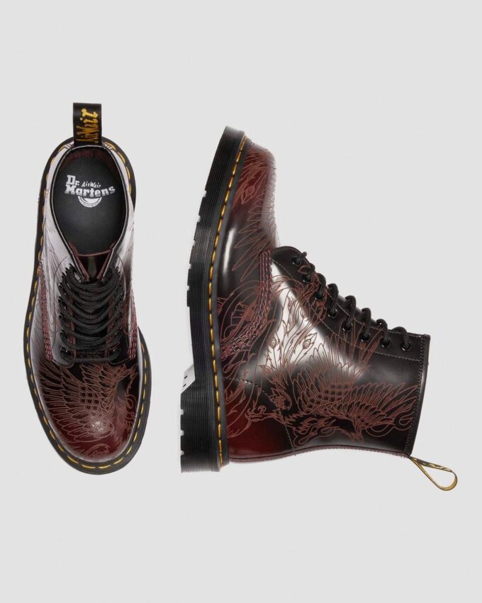 1460 PHOENIX Arcadia Rub Off Deri Botlar
