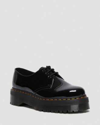 1461 Patent Leather Platform Oxford Ayakkabı