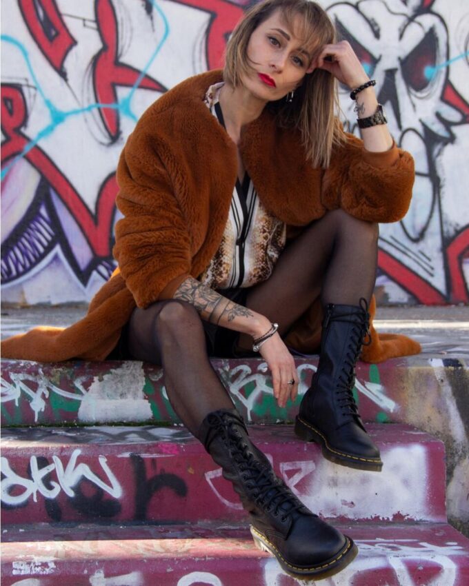 1B99 Virginia Leather Orta Boy Çizme 1B99 Virginia Leather Orta Boy Çizme