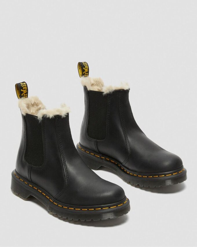 2976 Kadın Kadın Suni Kürk Astarlı Chelsea Boot 2976 Kadın Kadın Suni Kürk Astarlı Chelsea Boot