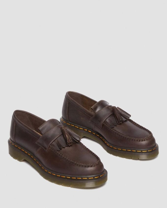 Adrian Crazy Horse Deri Püsküllü Loaferlar Adrian Crazy Horse Deri Püsküllü Loaferlar