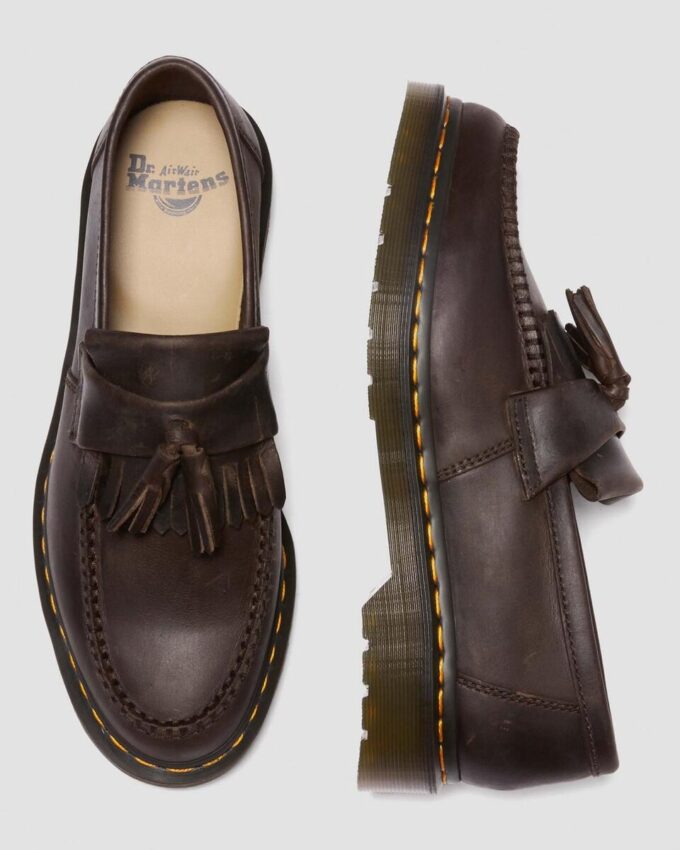 Adrian Crazy Horse Deri Püsküllü Loaferlar Adrian Crazy Horse Deri Püsküllü Loaferlar
