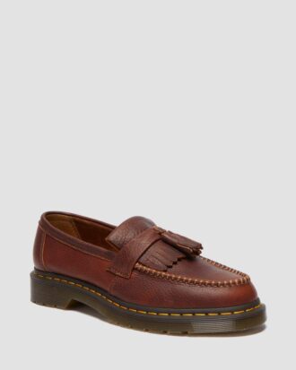 Adrian Sarı Dikişli Ambassador Leather Loafer