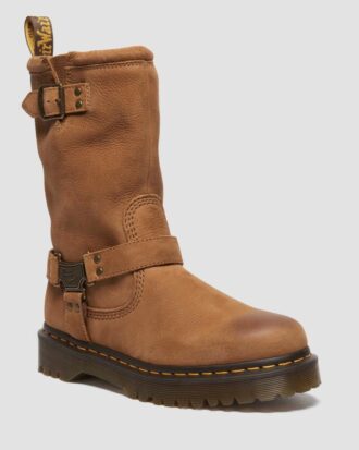 Anistone Hi Tumbled Nubuck Motosikletçi Botları