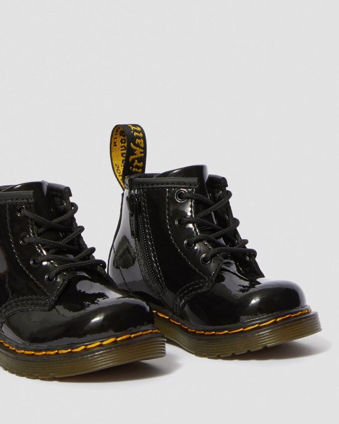 Bebek 1460 Patent Leather Bağcıklı Botlar Bebek 1460 Patent Leather Bağcıklı Botlar