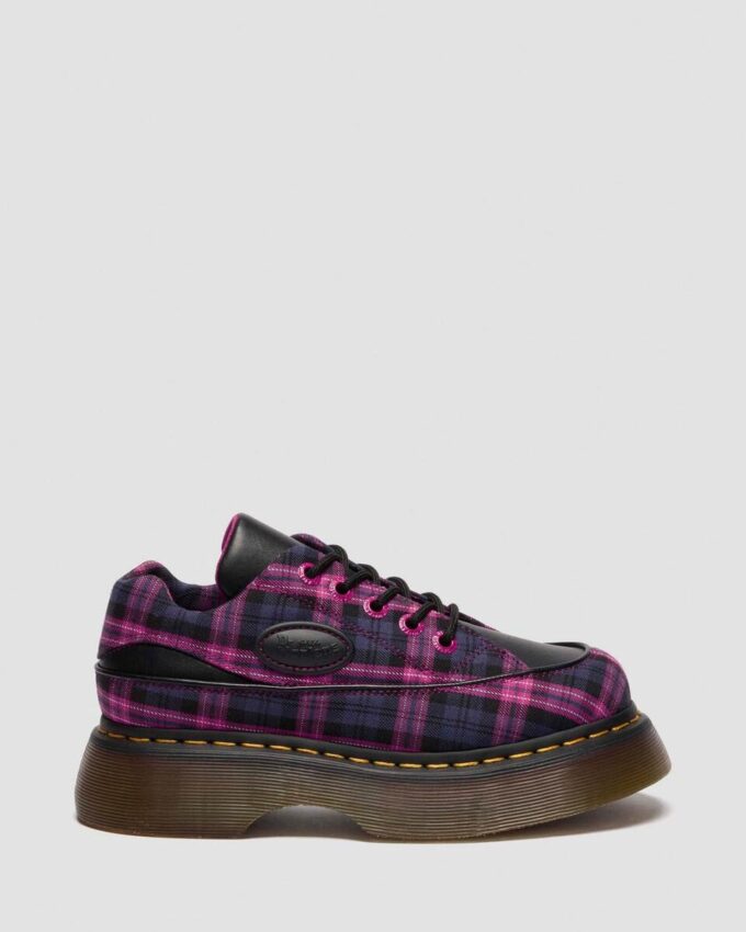 BUZZ 5-EYE Tartan & Deri Bağcıklı Ayakkabı BUZZ 5-EYE Tartan & Deri Bağcıklı Ayakkabı