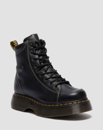 BUZZ 8-EYE Frezelenmiş Nappa Leather Botlar