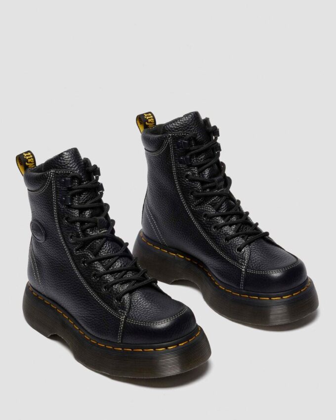BUZZ 8-EYE Frezelenmiş Nappa Leather Botlar BUZZ 8-EYE Frezelenmiş Nappa Leather Botlar