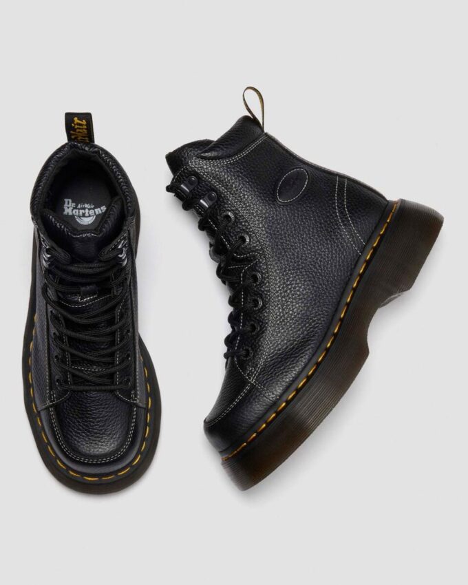 BUZZ 8-EYE Frezelenmiş Nappa Leather Botlar BUZZ 8-EYE Frezelenmiş Nappa Leather Botlar
