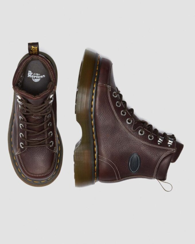 BUZZ 8-EYE Grizzly Deri Bağcıklı Botlar BUZZ 8-EYE Grizzly Deri Bağcıklı Botlar