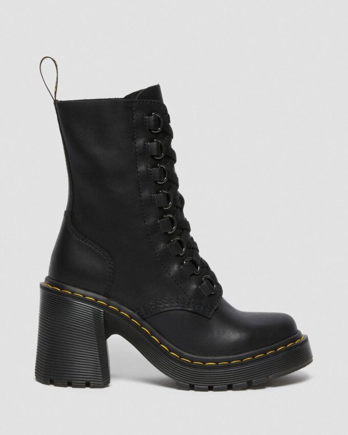 Chesney Deri Geniş Topuklu Bağcıklı Botlar Chesney Deri Geniş Topuklu Bağcıklı Botlar