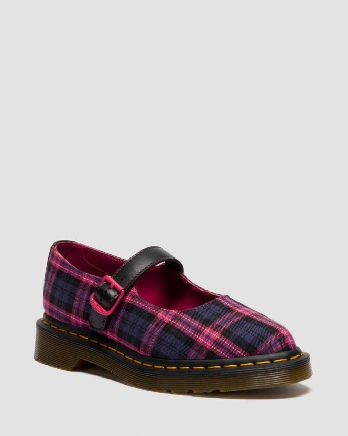 ELPHIE MJ Tartan Mary Jane Ayakkabı ELPHIE MJ Tartan Mary Jane Ayakkabı