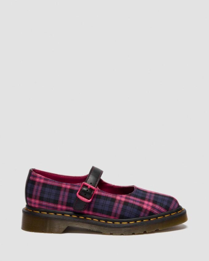 ELPHIE MJ Tartan Mary Jane Ayakkabı ELPHIE MJ Tartan Mary Jane Ayakkabı