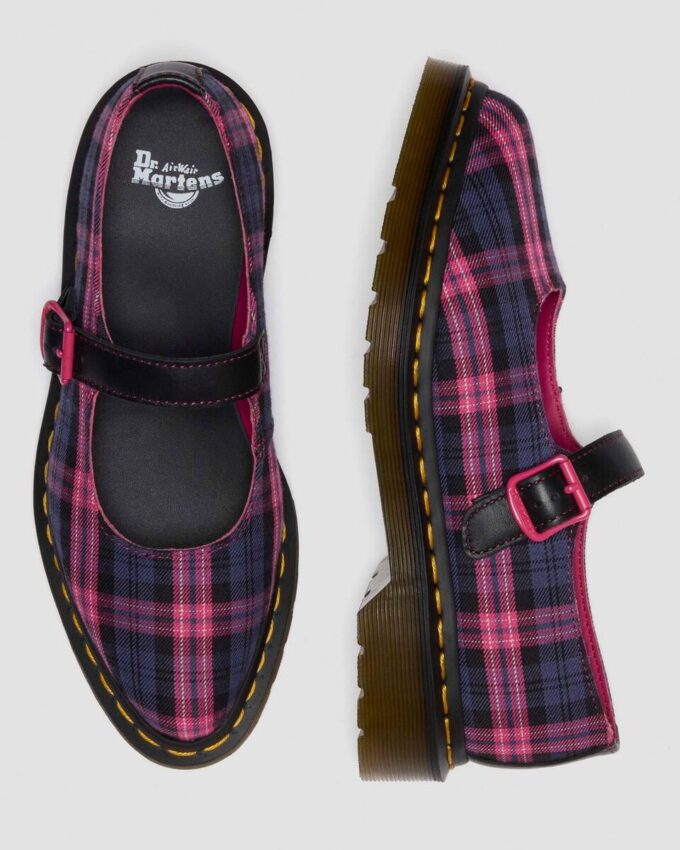 ELPHIE MJ Tartan Mary Jane Ayakkabı ELPHIE MJ Tartan Mary Jane Ayakkabı
