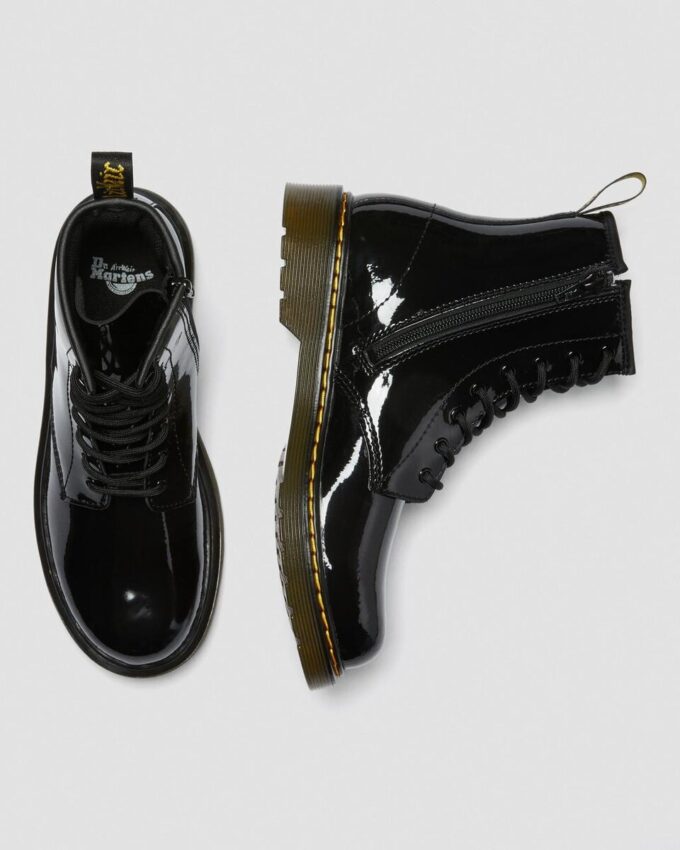 Genç 1460 Patent Leather Bağcıklı Botlar Genç 1460 Patent Leather Bağcıklı Botlar