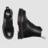 Jadon Beyaz Dikişli Smooth Leather Platform Botlar