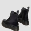 Jadon Beyaz Dikişli Smooth Leather Platform Botlar