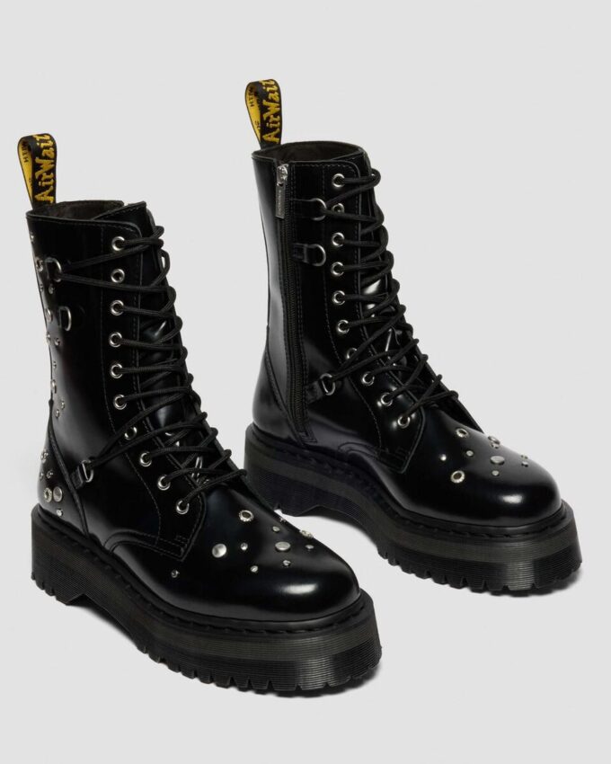 Jadon Hi Çivili Buttero Deri Platform Botlar Jadon Hi Çivili Buttero Deri Platform Botlar
