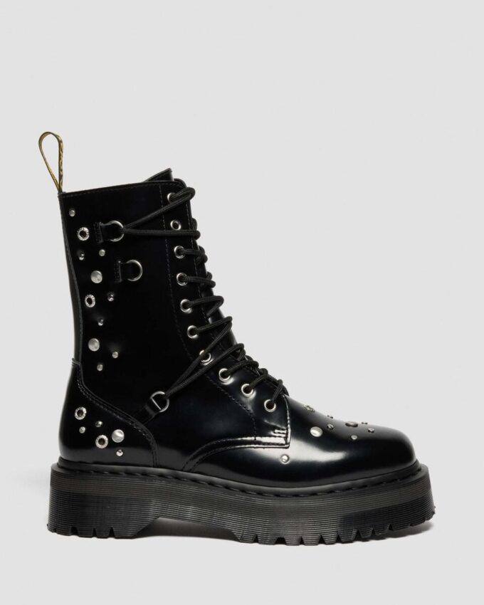 Jadon Hi Çivili Buttero Deri Platform Botlar Jadon Hi Çivili Buttero Deri Platform Botlar