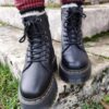 Jadon Suni Kürk Astarlı Deri Platform Botlar Jadon Suni Kürk Astarlı Deri Platform Botlar