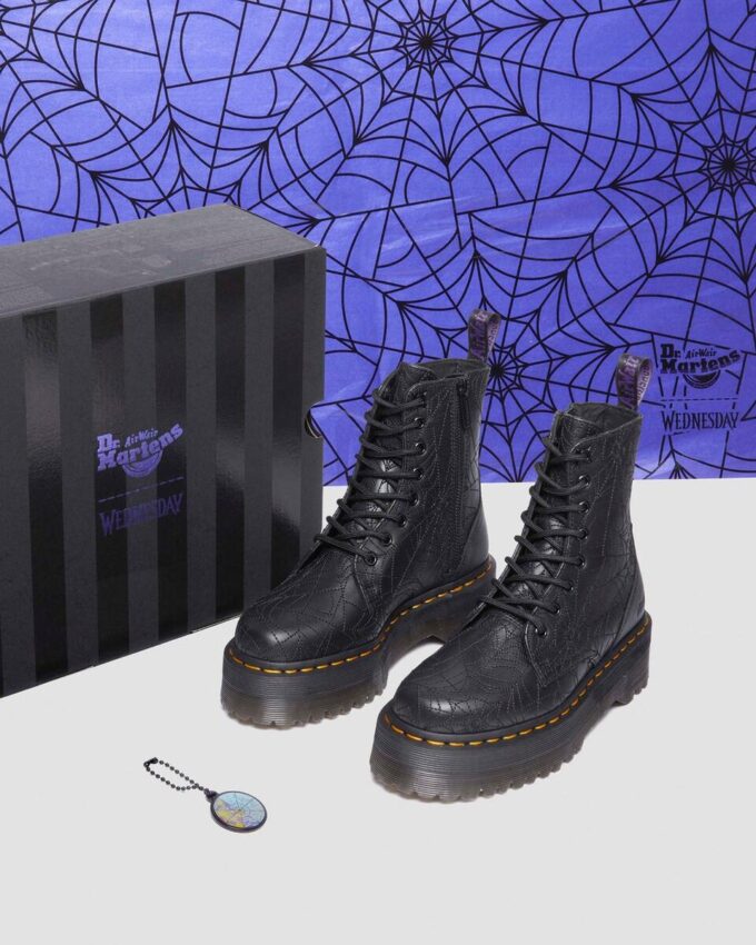 Jadon Wednesday Deri Platform Botlar