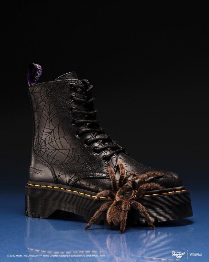 Jadon Wednesday Deri Platform Botlar