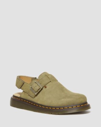 Jorge II Tumbled Nubuck Deri Slingback Mules