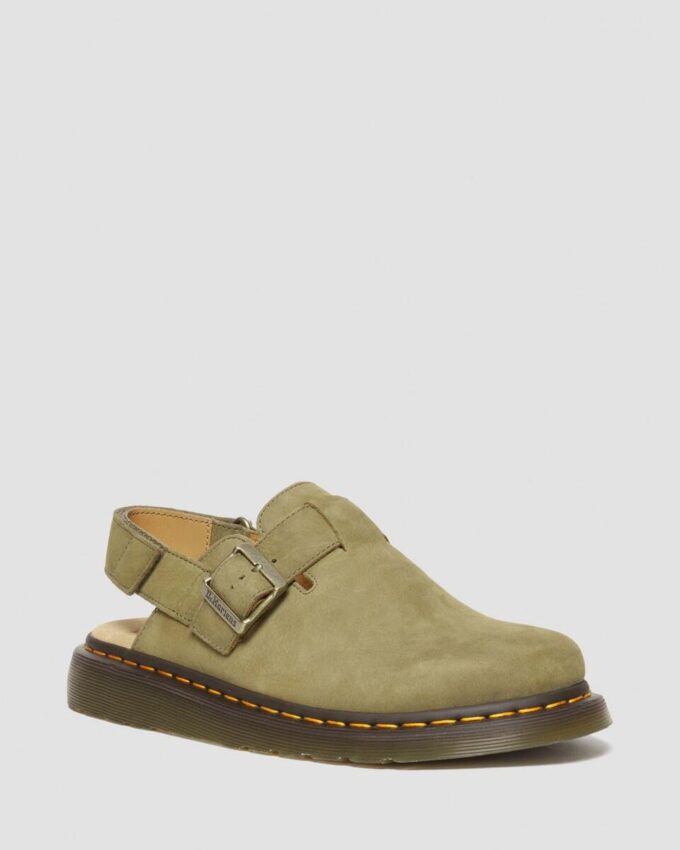Jorge II Tumbled Nubuck Deri Slingback Mules Jorge II Tumbled Nubuck Deri Slingback Mules