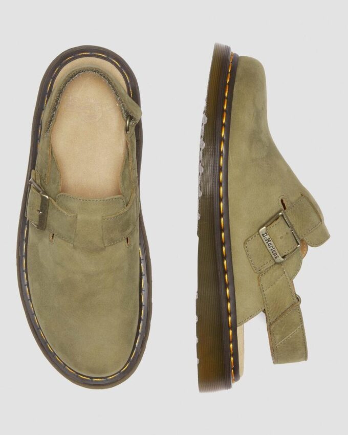 Jorge II Tumbled Nubuck Deri Slingback Mules Jorge II Tumbled Nubuck Deri Slingback Mules