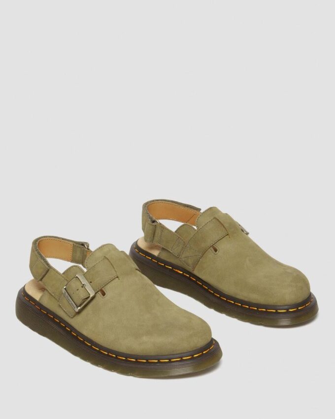 Jorge II Tumbled Nubuck Deri Slingback Mules Jorge II Tumbled Nubuck Deri Slingback Mules