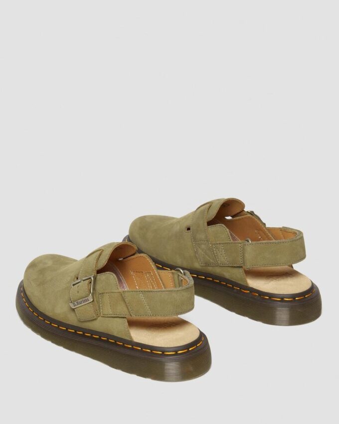 Jorge II Tumbled Nubuck Deri Slingback Mules Jorge II Tumbled Nubuck Deri Slingback Mules