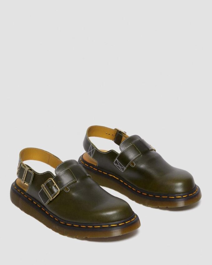 JORGE İngiltere’de üretilmiştir Klasik Deri Slingback Terlikler JORGE İngiltere’de üretilmiştir Klasik Deri Slingback Terlikler