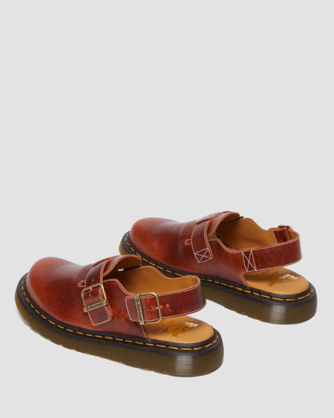 JORGE İngiltere’de üretilmiştir Klasik Deri Slingback Terlikler JORGE İngiltere’de üretilmiştir Klasik Deri Slingback Terlikler