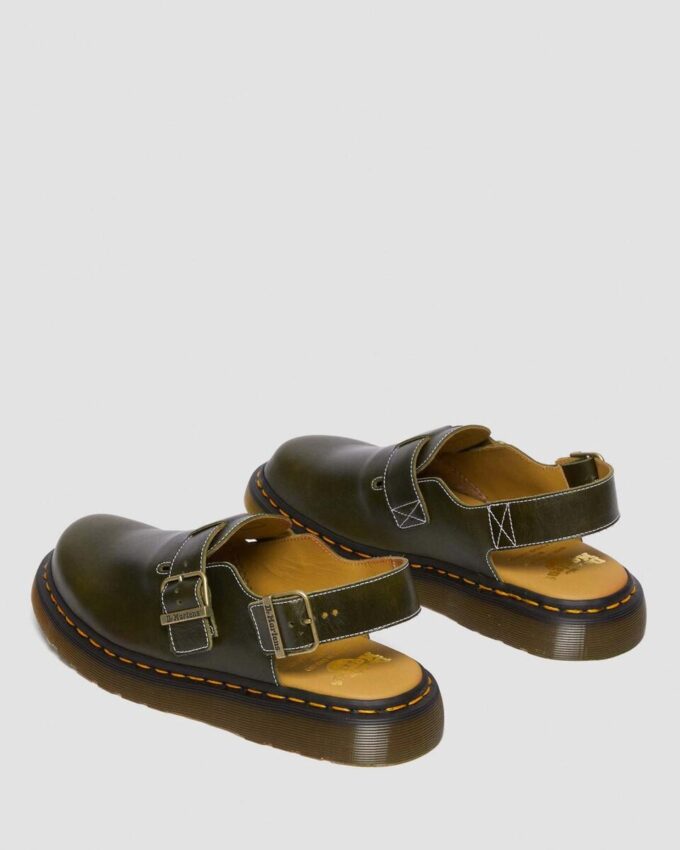 JORGE İngiltere’de üretilmiştir Klasik Deri Slingback Terlikler JORGE İngiltere’de üretilmiştir Klasik Deri Slingback Terlikler