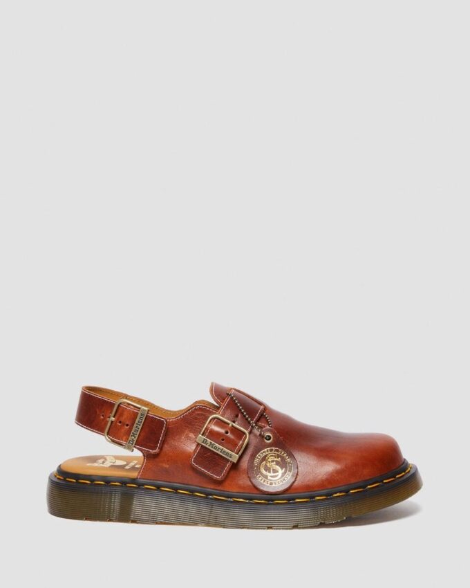 JORGE İngiltere’de üretilmiştir Klasik Deri Slingback Terlikler JORGE İngiltere’de üretilmiştir Klasik Deri Slingback Terlikler