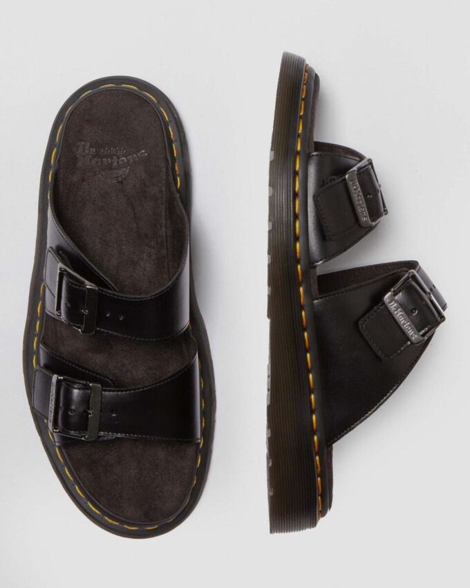 Josef Analine Deri Tokalı Slayt Sandalet Josef Analine Deri Tokalı Slayt Sandalet