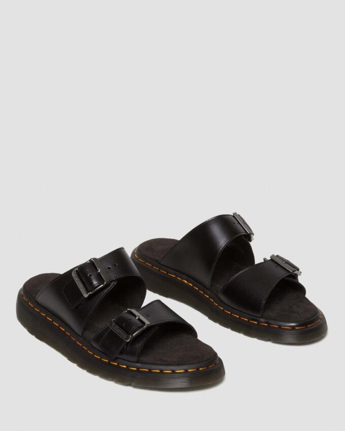 Josef Analine Deri Tokalı Slayt Sandalet Josef Analine Deri Tokalı Slayt Sandalet