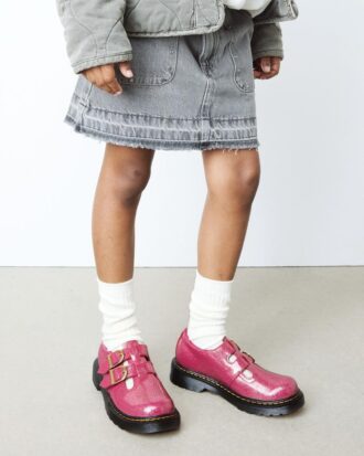 JUNIOR 8065 GLITTER Patent Leather Mary Jane Ayakkabı
