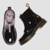 Junior Heart Nappa Patent Leather Çekmeli Botlar Junior Heart Nappa Patent Leather Çekmeli Botlar