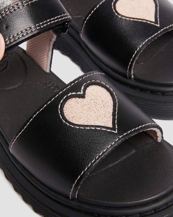 Junior Marlowe Hearts Deri Sandalet
